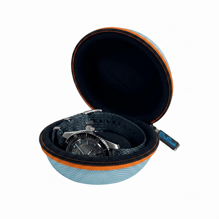 The Pod - Travel Watch Case - Racer - BluShark Straps