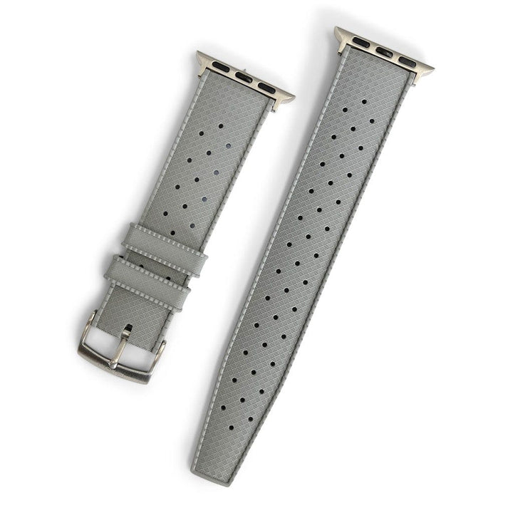 Tropical Rubber Band – For Apple Watch – Gray - BluShark Straps