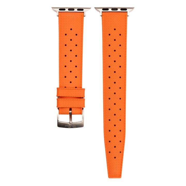 Tropical Rubber Band – For Apple Watch – Orange - BluShark Straps