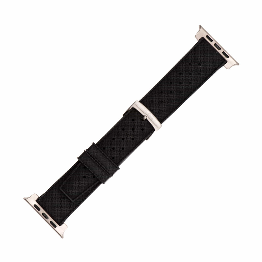 Tropical Rubber Band - For Apple Watch ULTRA - Black - BluShark Straps