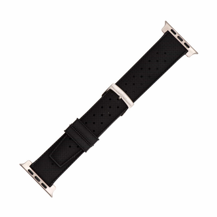 Tropical Rubber Band - For Apple Watch ULTRA - Black - BluShark Straps