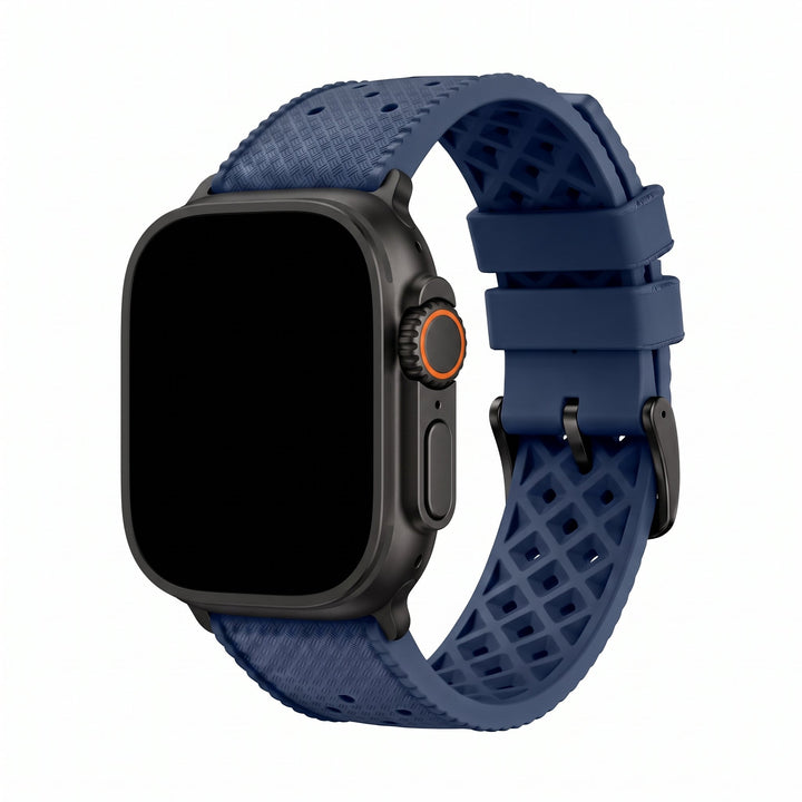 Tropical Rubber Band - For Apple Watch ULTRA - Blue - BluShark Straps