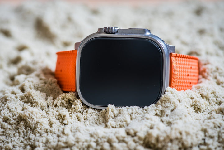 Tropical Rubber Band - For Apple Watch ULTRA - Orange - BluShark Straps