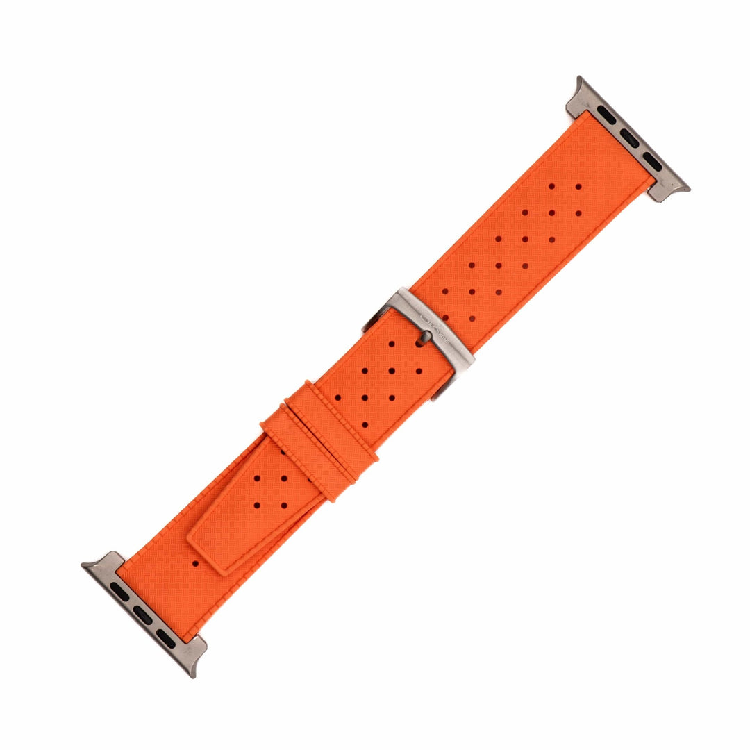 Tropical Rubber Band - For Apple Watch ULTRA - Orange - BluShark Straps