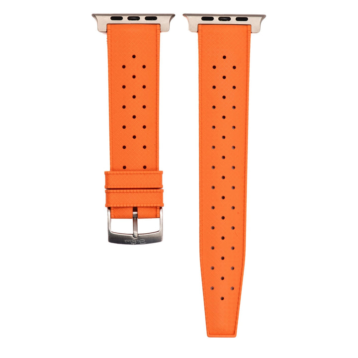 Tropical Rubber Band - For Apple Watch ULTRA - Orange - BluShark Straps