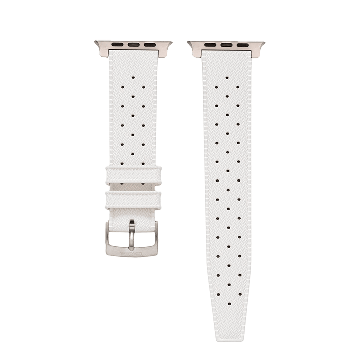 Tropical Rubber Band - For Apple Watch ULTRA - White - BluShark Straps