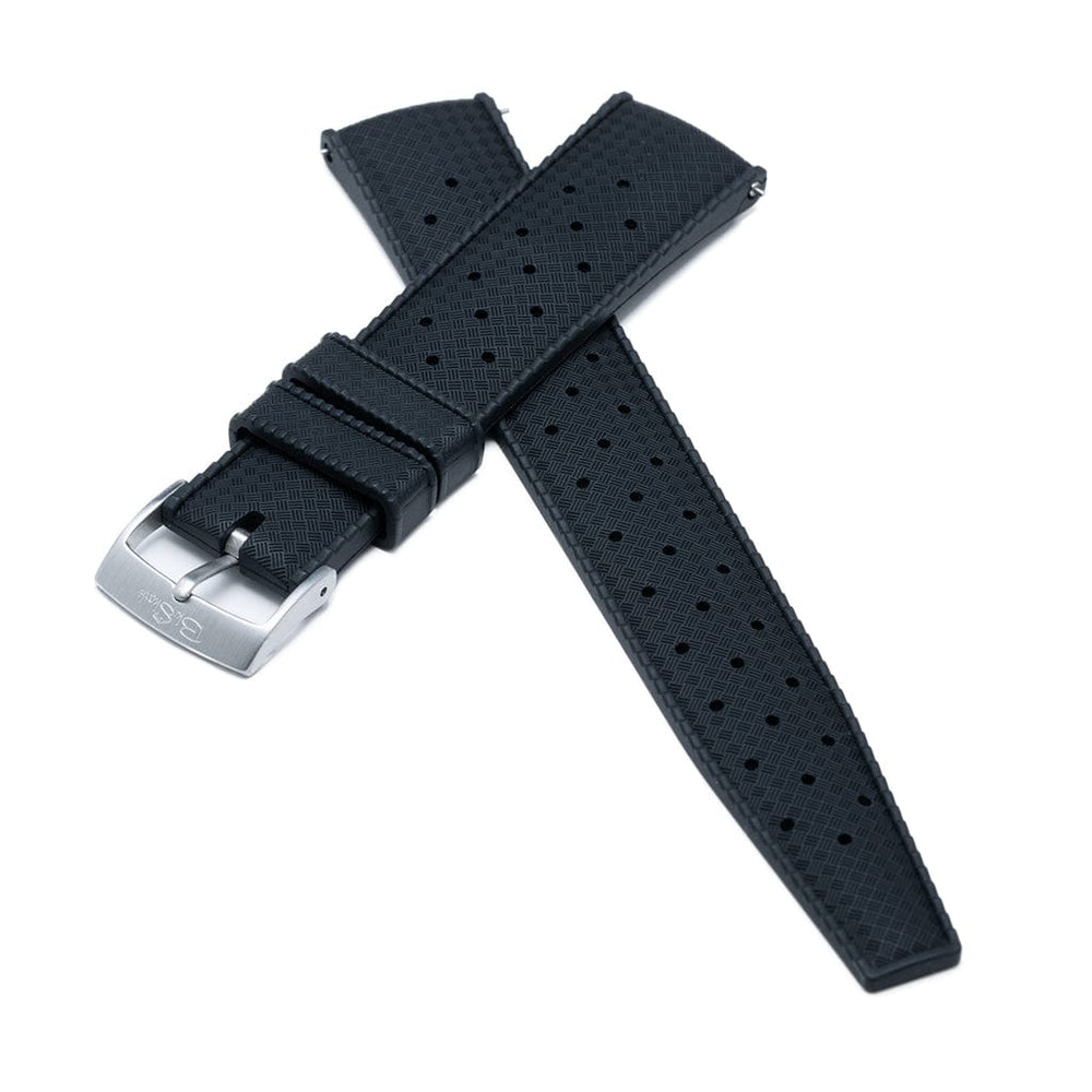 Tropical Rubber - Black - BluShark Straps