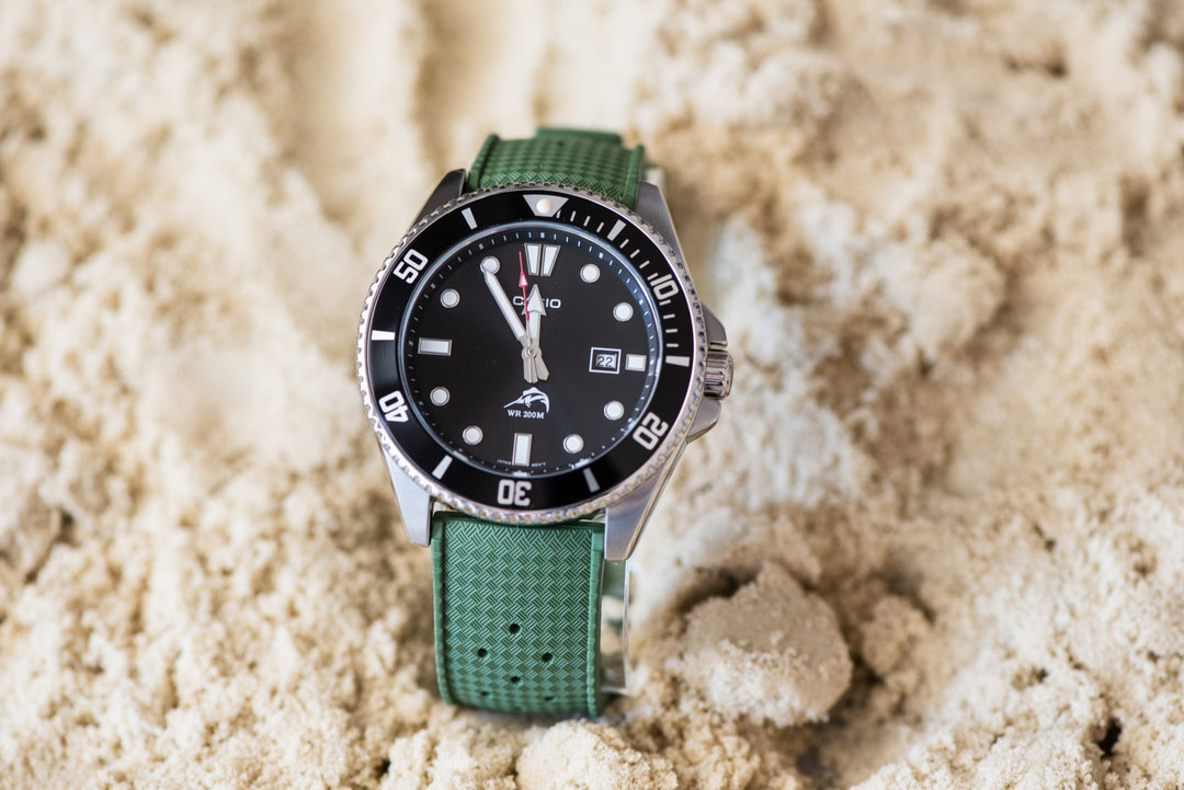 Tropical Rubber - Grenade Green - BluShark Straps