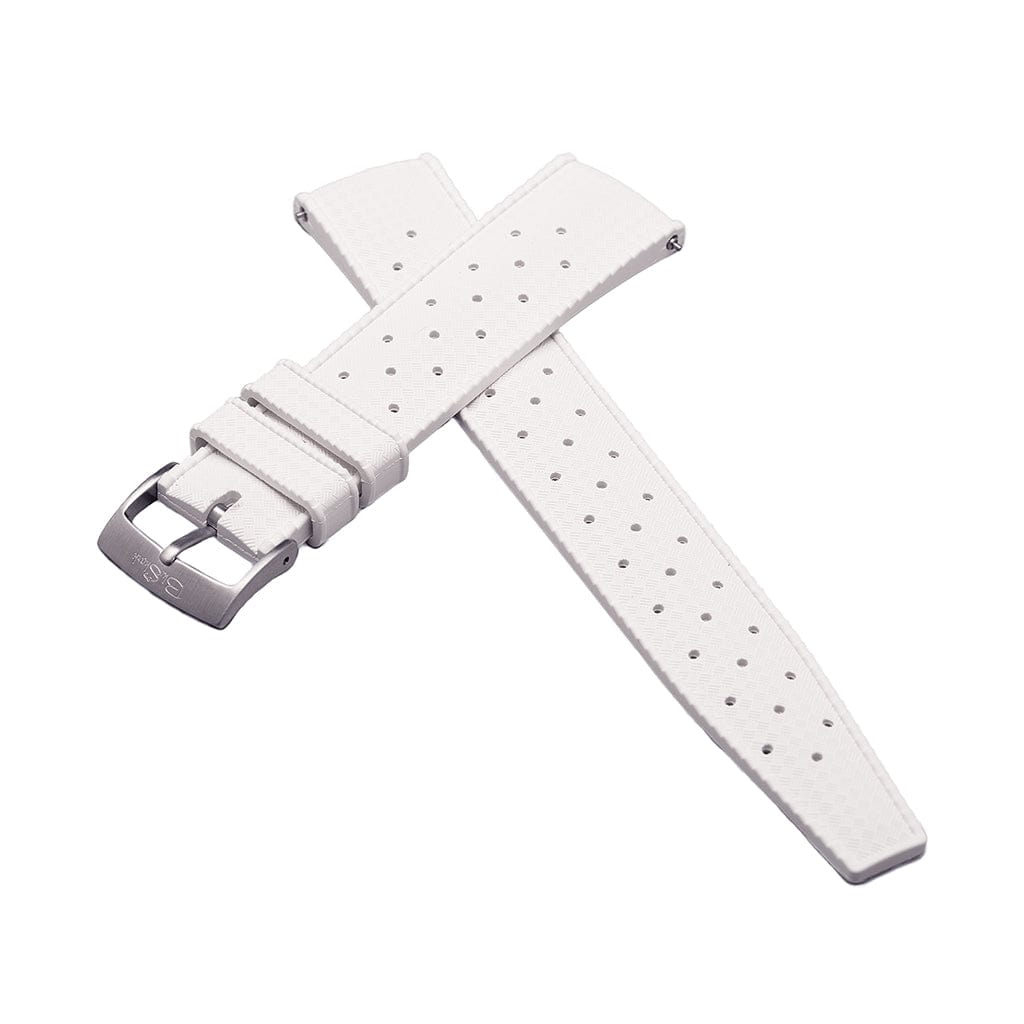 Tropical Rubber - White - BluShark Straps
