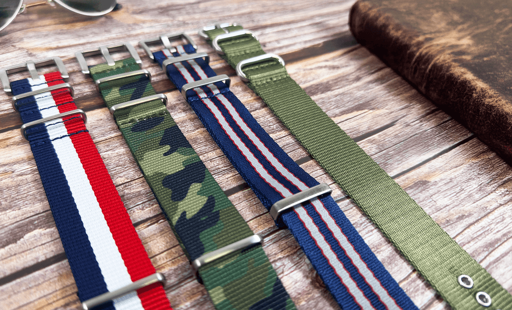 Veterans Bundle: Premium 4 - Pack of Watch Straps - BluShark Straps