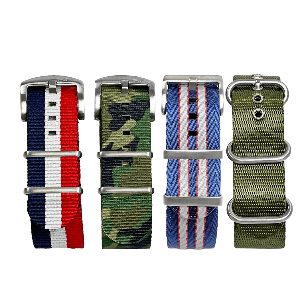 Veterans Bundle: Premium 4 - Pack of Watch Straps - BluShark Straps