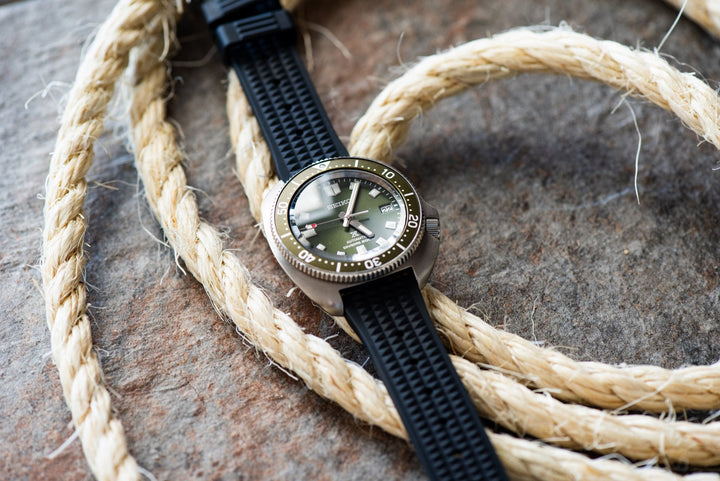 Waffle Rubber - Black - BluShark Straps