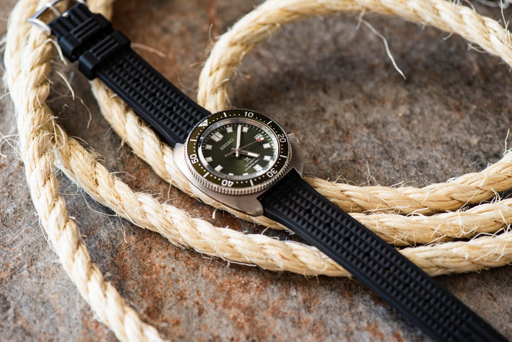 Waffle Rubber - Black - BluShark Straps