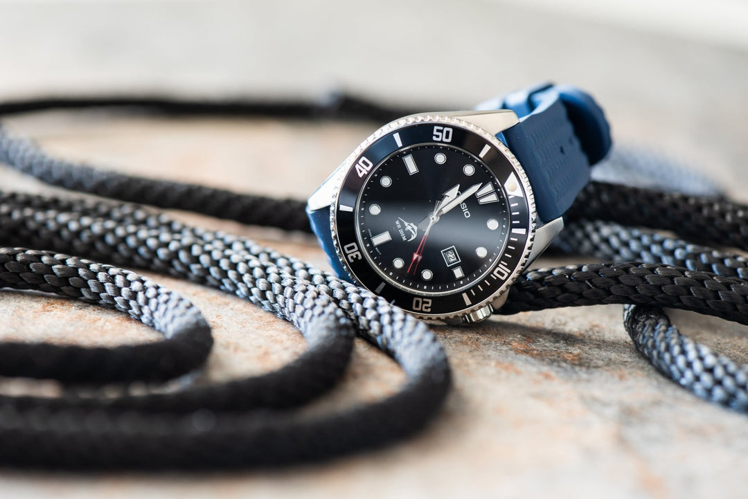 Waffle Rubber - Blue - BluShark Straps