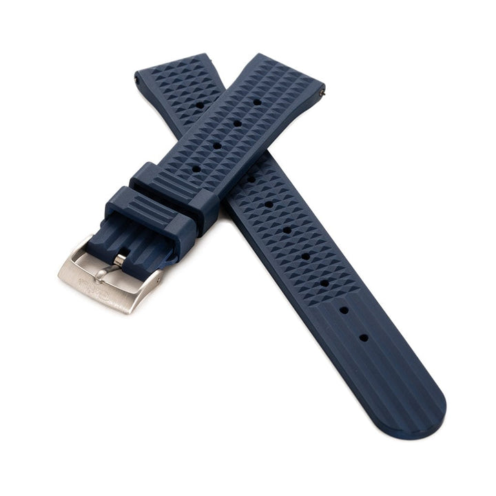 Waffle Rubber - Blue - BluShark Straps