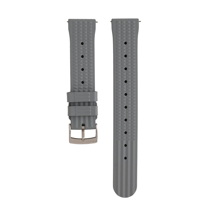 Waffle Rubber - Gray - BluShark Straps