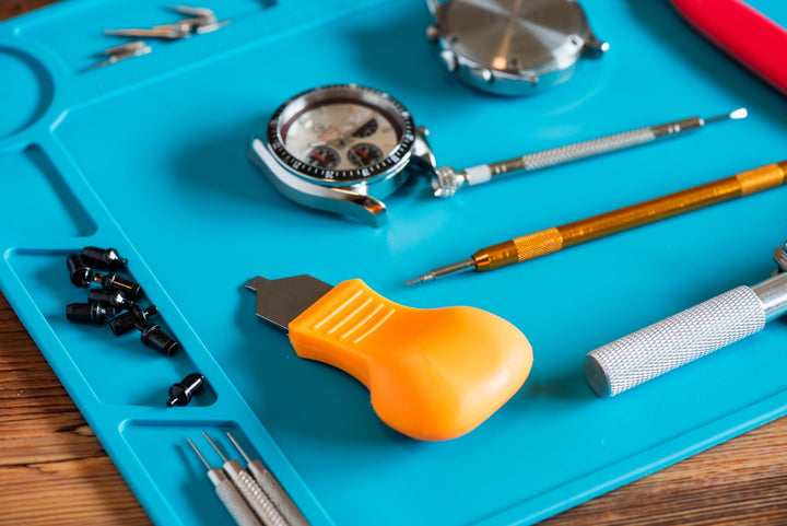 Watch Repair Silicone Work Mat - BluShark Straps