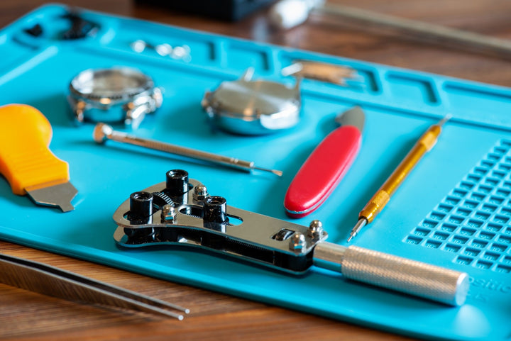 Watch Repair Silicone Work Mat - BluShark Straps