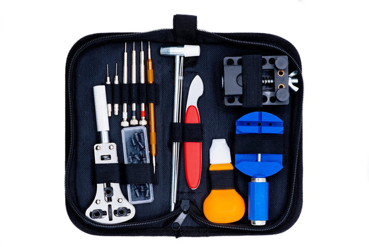 Watch Repair Tool Kit & Work Mat Bundle - BluShark Straps