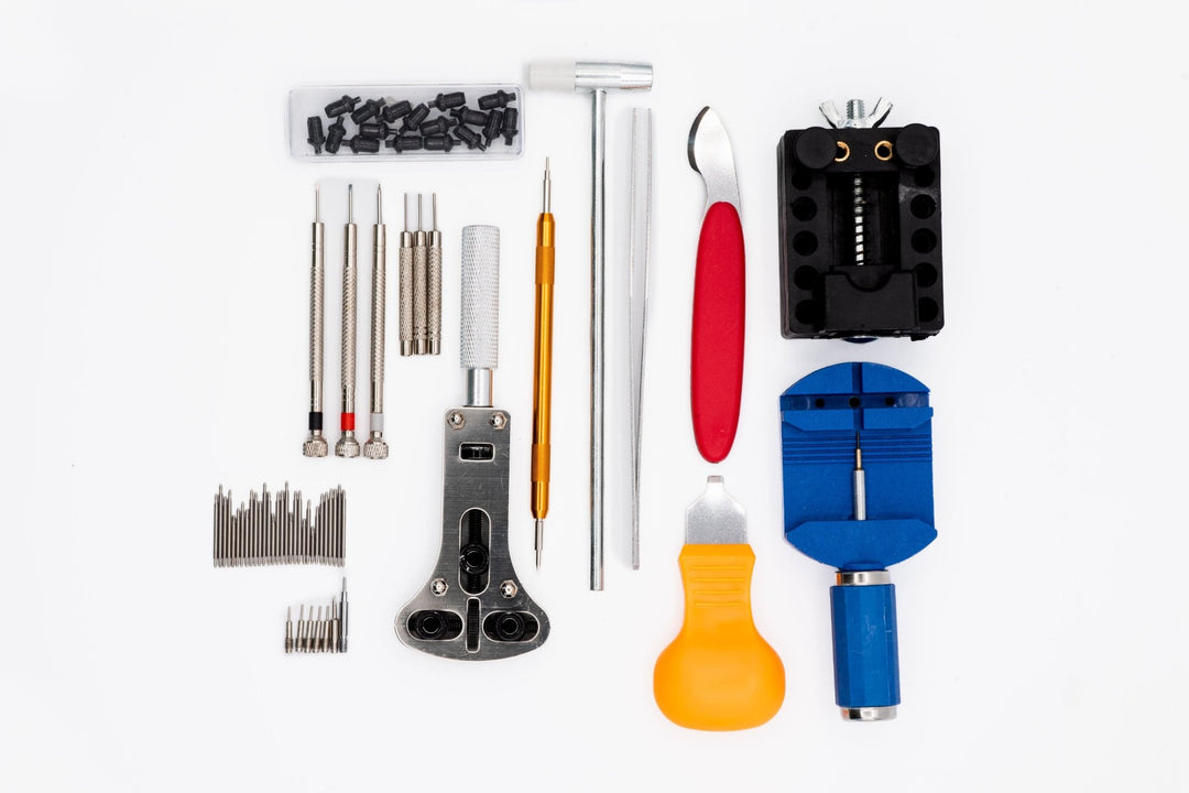 Watch Repair Tool Kit & Work Mat Bundle - BluShark Straps