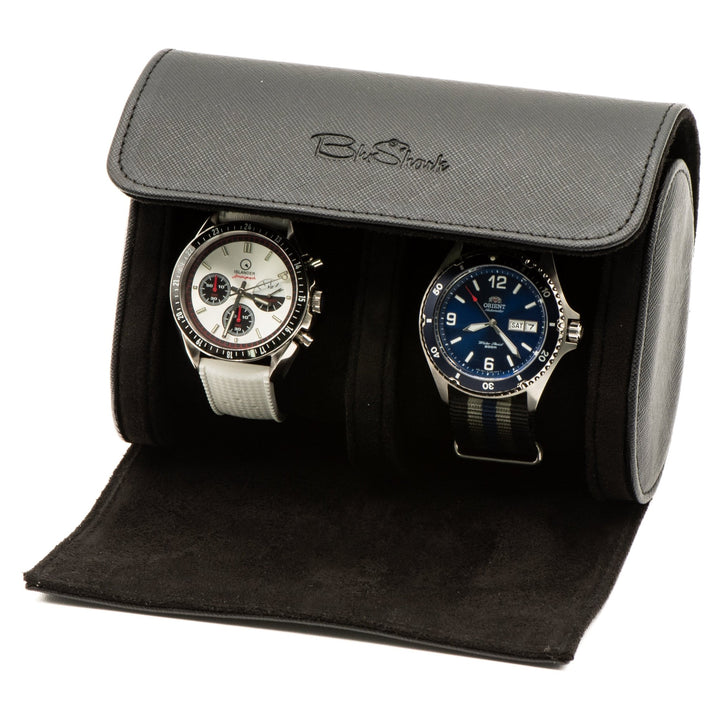 Watch Roll Travel Case - Double - BluShark Straps