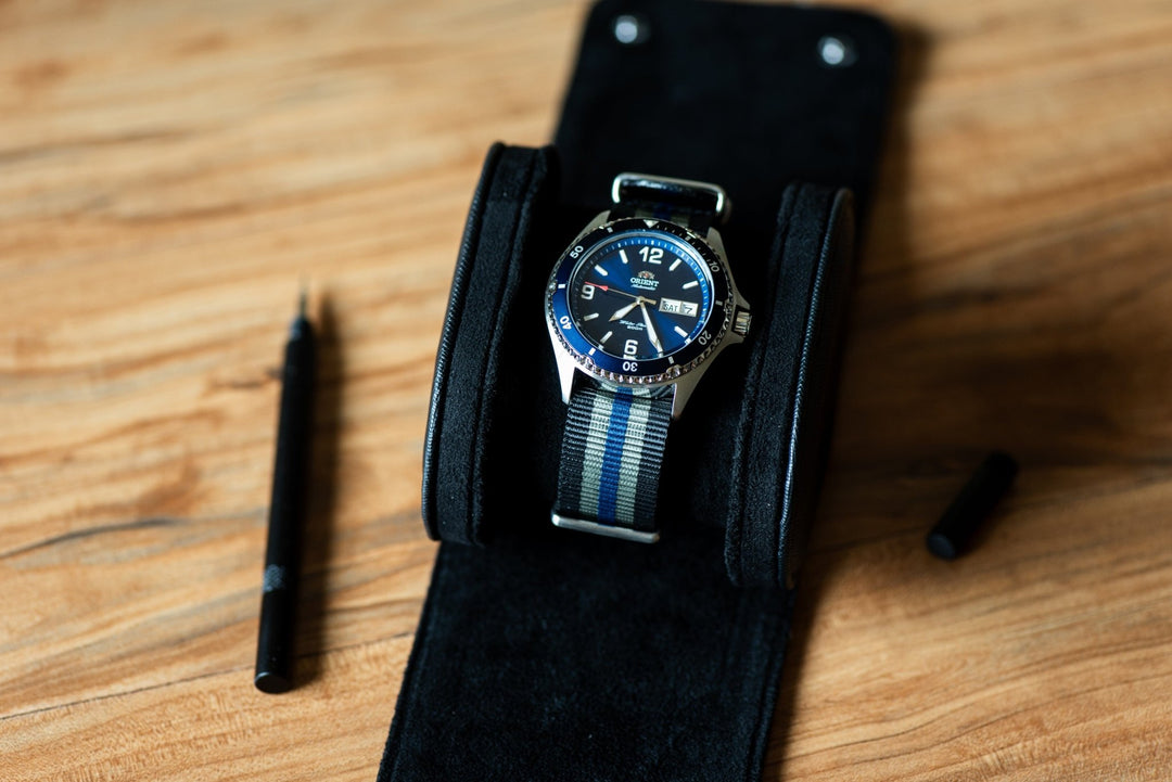 Watch Roll Travel Case - Single - BluShark Straps