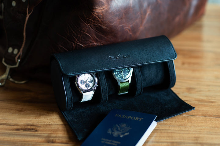 Watch Roll Travel Case - Triple - BluShark Straps
