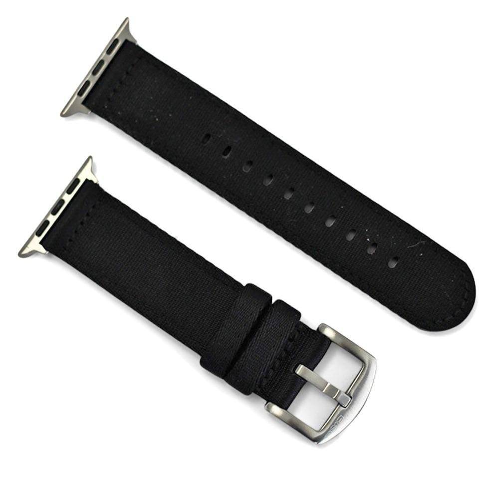 Alpha2 Band - For Apple Watch - Black - BluShark Straps