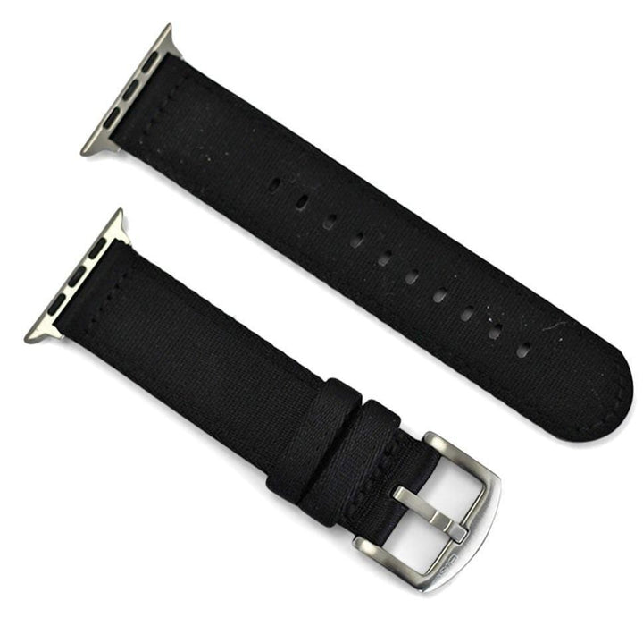 Alpha2 Band - For Apple Watch - Black - BluShark Straps