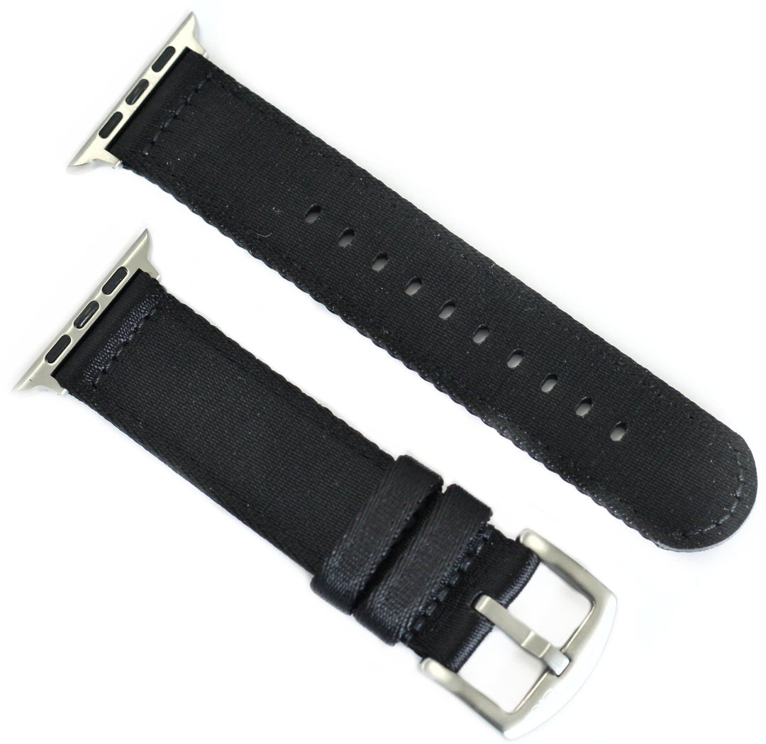 Alpha2 Band - For Apple Watch - Black - BluShark Straps