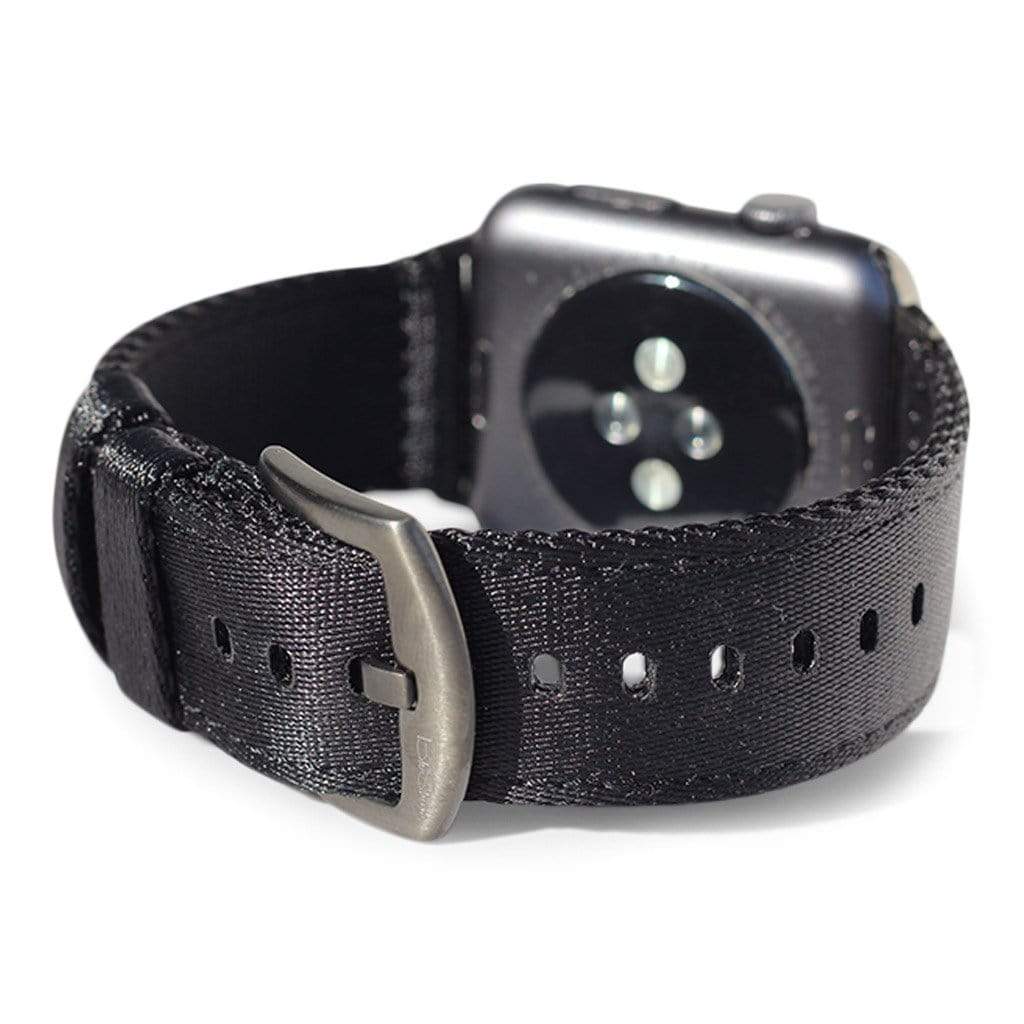 Alpha2 Band - For Apple Watch - Black - BluShark Straps