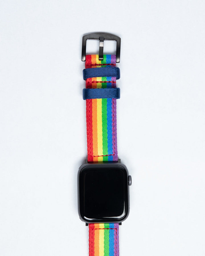 Alpha2 Band - For Apple Watch - Rainbow - BluShark Straps