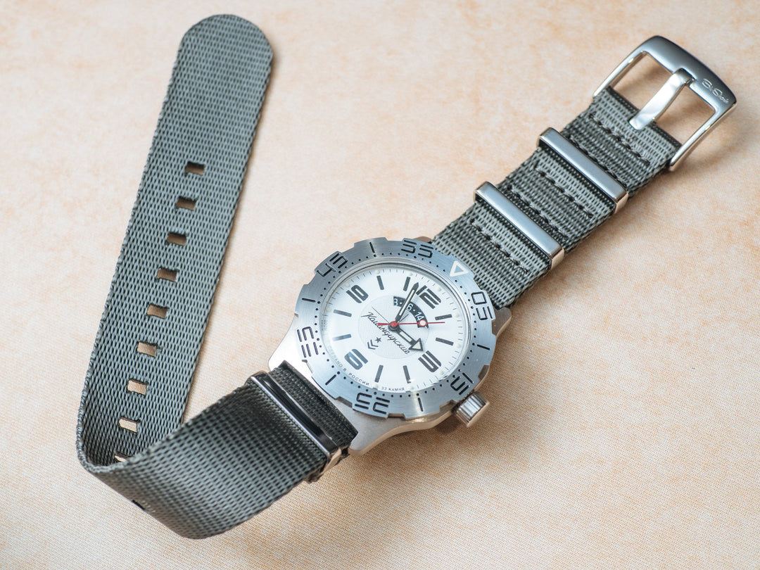 BluShark AlphaShark AlphaShark - Admiralty Grey Watch Strap