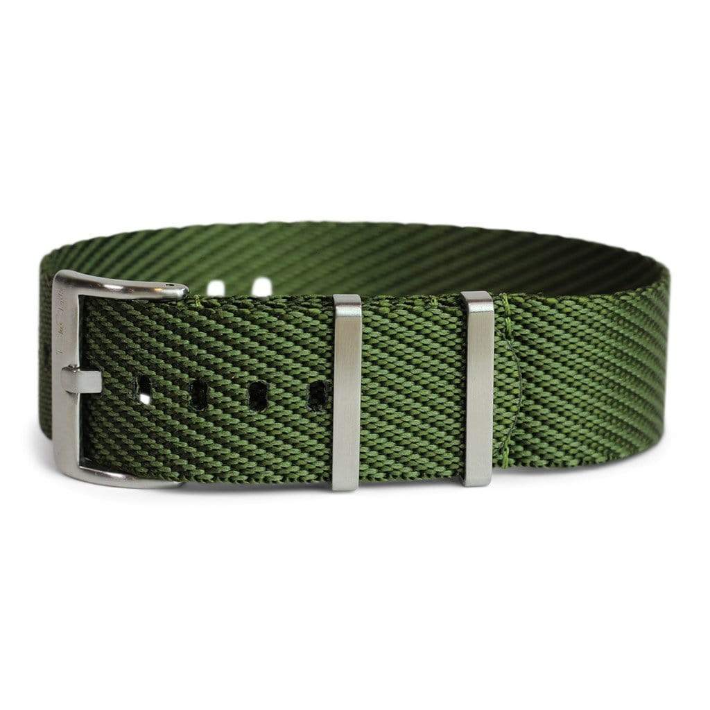 BluShark AlphaShark Knit Weave - Bonsai Green Watch Strap