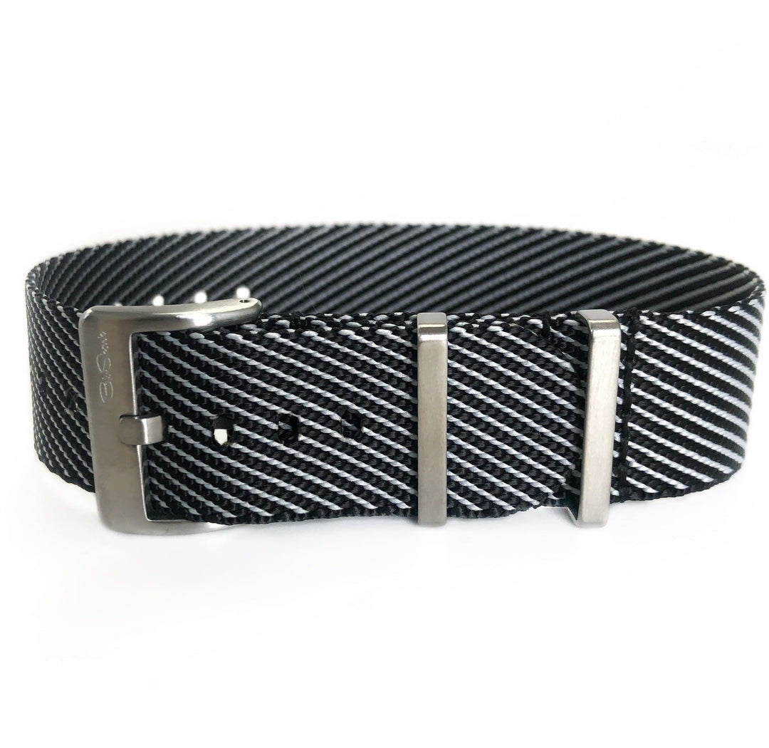 BluShark AlphaShark Knit Weave - Pinstripe Watch Strap