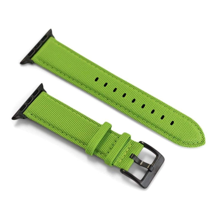BluShark Apple Small Apple Watch / Space Gray / Green Apple Watch Band - Cordura - Lime Green