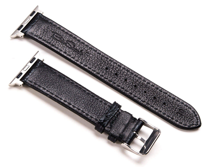 Apple Watch Band - Crocodile Leather (Black)
