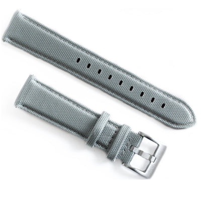 BluShark Cordura - Silver Watch Strap