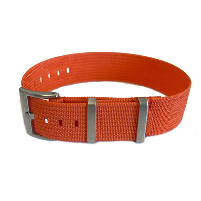 BluShark Knit Weave Ribbed Single-Pass Straps - Orange