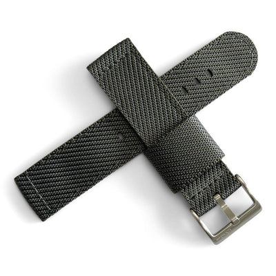 BluShark Knit2 Two-Piece Watch Bands - Anchor Gray