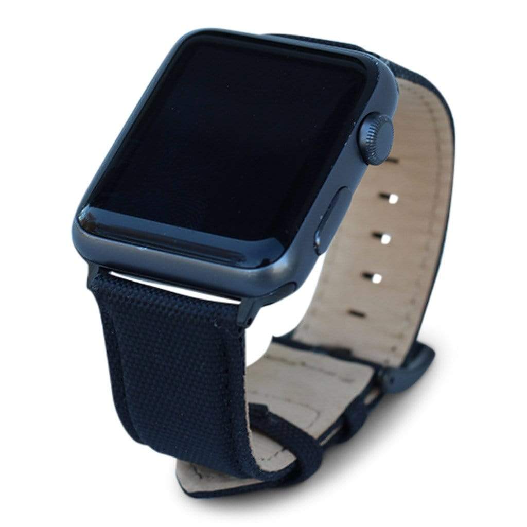 BluShark Kwik Change Apple Watch Band - Cordura - Black