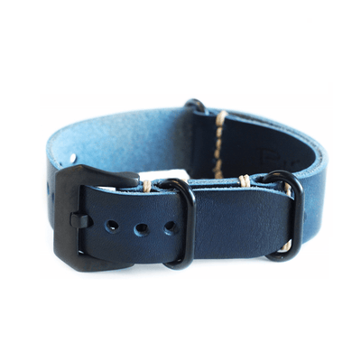 BluShark Leather 3-Ring - Navy Blue