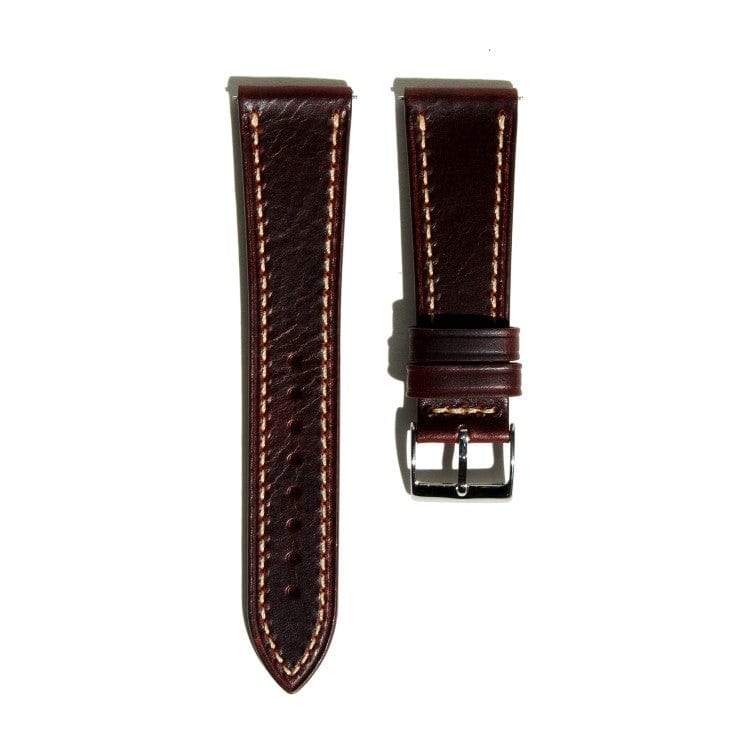 BluShark Leather Kwik Change - Cinnamon Tapered Watch Band